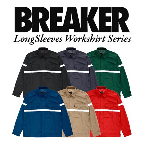 Jual Engineer Workwear Breaker Ls Reflektor Workshirt Kemeja Kerja