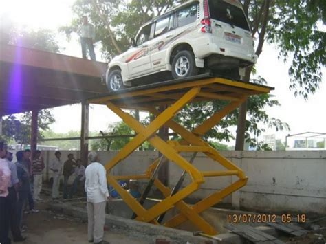 Post Mild Steel Car Parking Lift System Tons At Rs In New