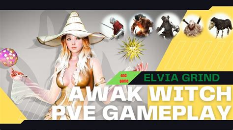 Bdo Witch Awakening Pve Gameplay In Elvia Server Black Desert Online