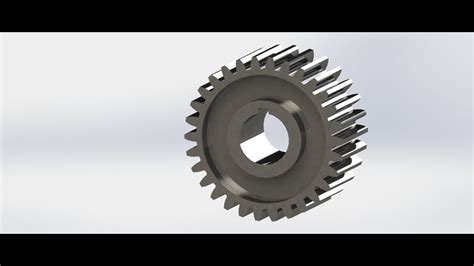 How To Make A Gear In Solidworks Como Fazer Uma Engrenagem No