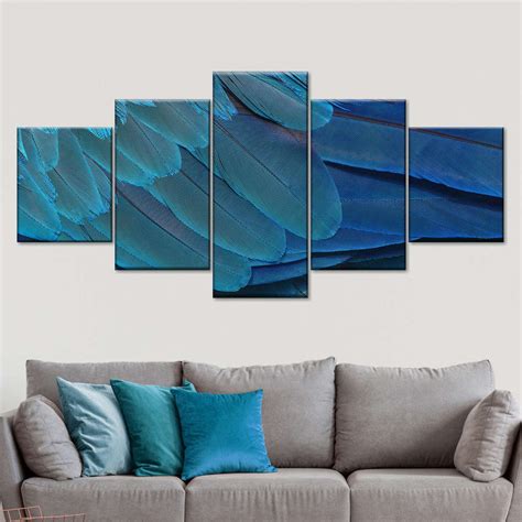 Macaw Blue Feathers Wall Art | Photography