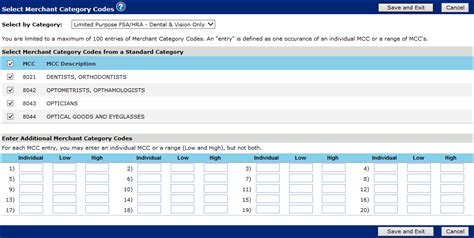 Working With Merchant Category Codes