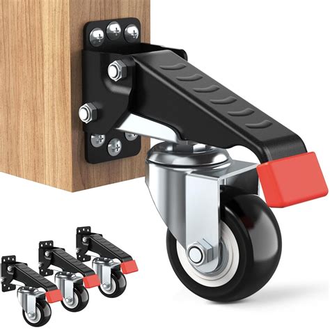 SOYO Heavy Duty Workbench Casters Kit 660 Lbs Retractable Casters