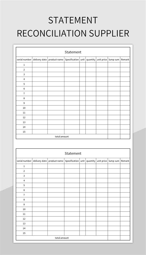 Free Supplier Reconciliation Templates For Google Sheets And Microsoft