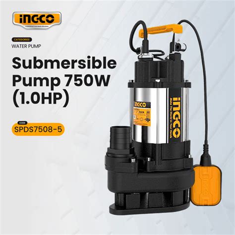 Ingco Submersible Pump W Hp Sewage Submersible Pump Clean