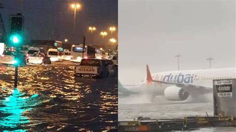 Rainfall Of One Year Hits Uae In A Single Day Floods Dubai Airport And