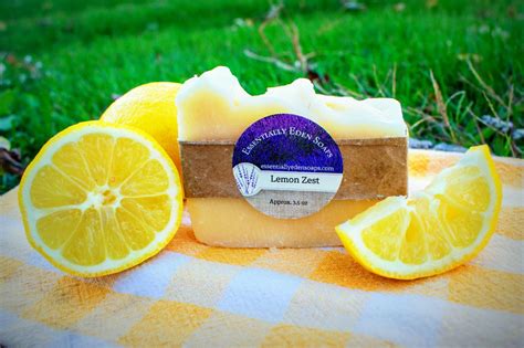 Lemon Zest Soap Essentially Eden Soaps