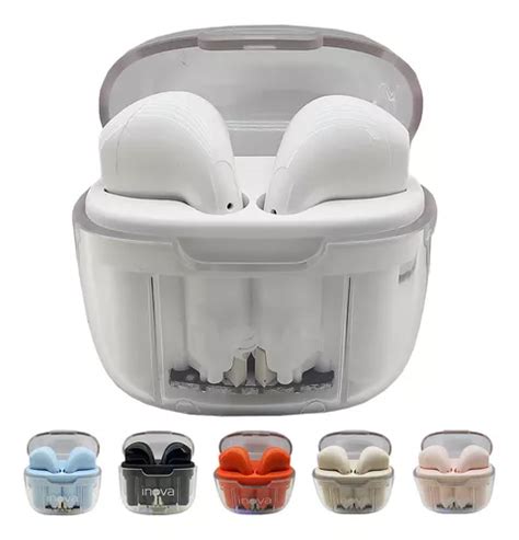 Fone De Ouvido Bluetooth Sem Fio Tws In Ear Auricular Inova Cor Branco