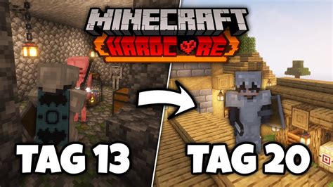 ICH Habe 20 TAGE MINECRAFT HARDCORE Gespielt Und DAS Ist Passiert