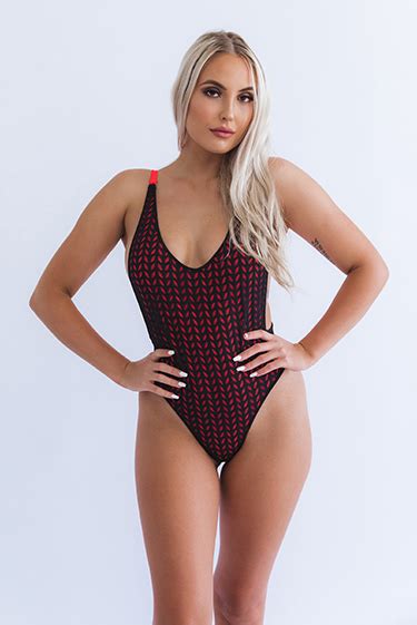 Raspberry Fields One Piece Bikini Wicked Weasel