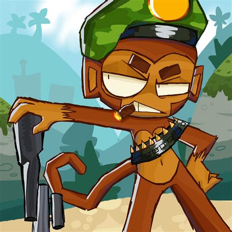 sniper monkey fanart!! :D : r/btd6