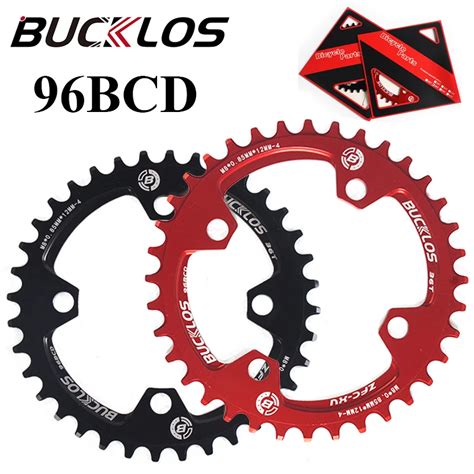 Bucklos 96bcd Bicycle Chainring 32 34 36 38t Round Oval Narrow Wide