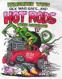 Rat Fink In A Pontiac GTO By Ed Roth 2X Shirt Car