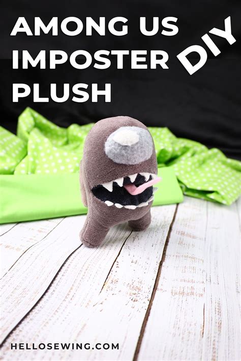 Among Us Imposter Plush Pattern And Video Tutorial Plush Pattern