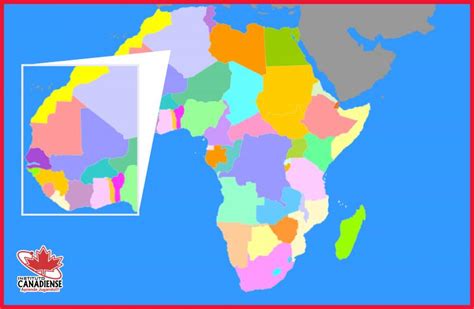 Print Map Quiz Continente Africano Paises Geograf A Educaci N