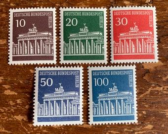 West Berlin Stamps Etsy