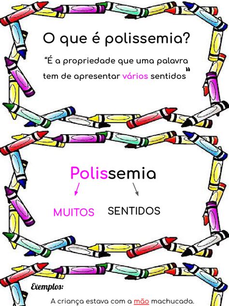 10 Exemplos De Polissemia - Definição e Exemplos de Polissemia | PDF