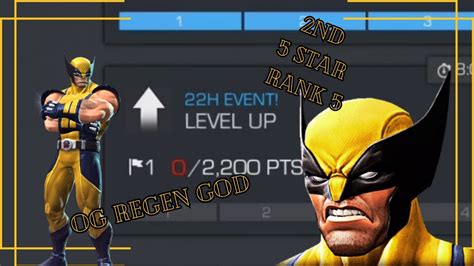 Regen God Og 2nd 5 Star Rank 5 Marvel Contest Of Champions Youtube