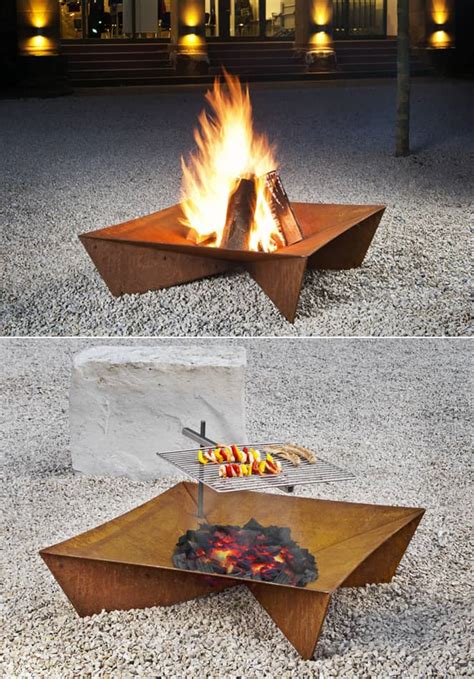 40 Metal Fire Pit Designs And Outdoor Setting Ideas