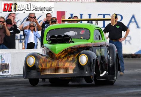 A Gas Supercharged Willys Drag Racing Racing Photos Racing