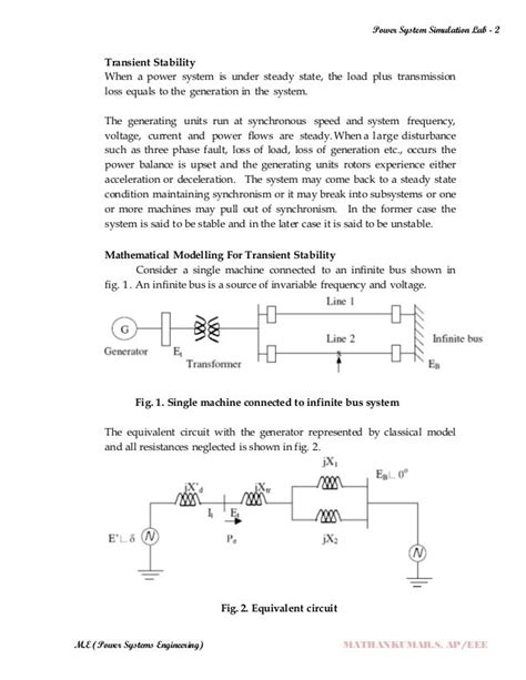 POWER SYSTEM SIMULATION - 2 LAB MANUAL (ELECTRICAL ENGINEERING - POWE…