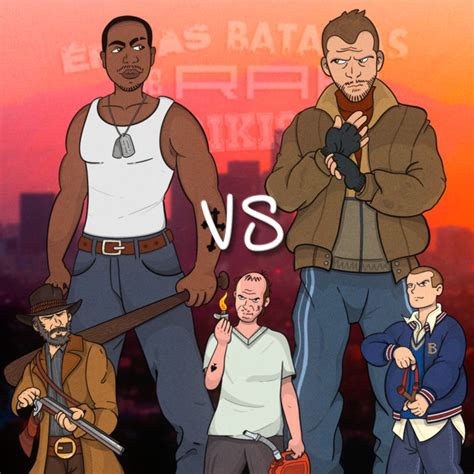 Niko Bellic Vs Cj Picas Batallas De Rap Del Frikismo T Keyblade