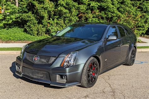 K Mile Cadillac Cts V Wagon Speed For Sale On Bat Auctions