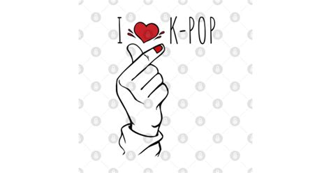 Cute Korean Finger Heart Kpop Love K Pop T Korean K Pop T