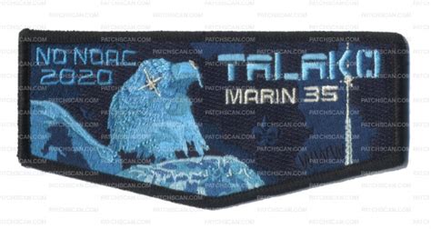 Talako No NOAC 2020 Blue Flap On PatchScan