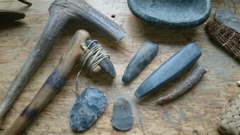 Soapstone Bowl with Stone Age Tools - Roots School