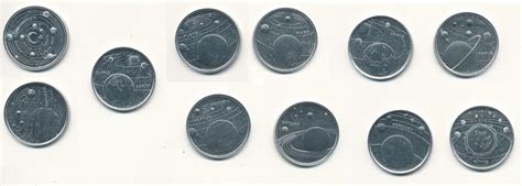 Turkey Pcs X Set Coins X Kurus Planets Solar