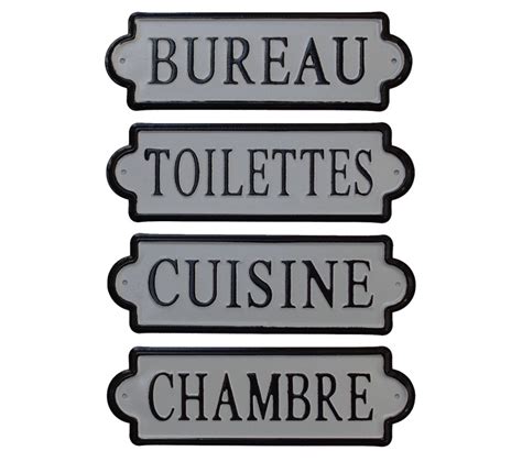 Grande Plaque De Porte Cuisine Fer Métal 2550x8 Cm Plaque Lettrage Autre Déco Murale But