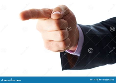 pointing stock image image  idea gesture isolated