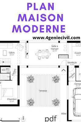 Plan Maison Moderne Gratuit Pdf