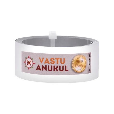 Vastu Anukul Premium Metal Vastu Strips Stainless Steel Size L