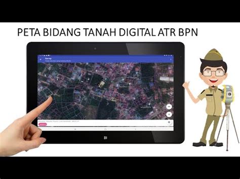 Peta Bidang Tanah Digital Kementrian Atr Bpn Youtube