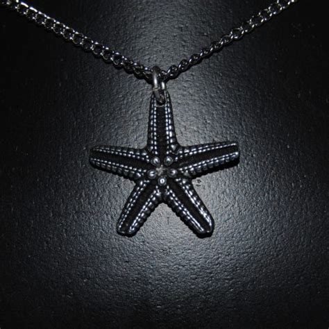 Pewter Small Starfish Pendant Unit