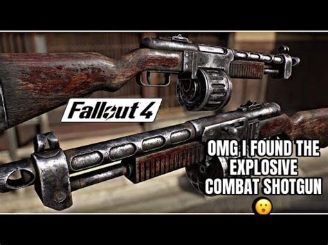 OMG I FOUND THE LEGENDARY EXPLOSIVE COMBAT SHOTGUN IS IT WORTH USING