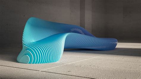 Undulating Futuristic Meet The Mawj 3d Printed Chair Artofit