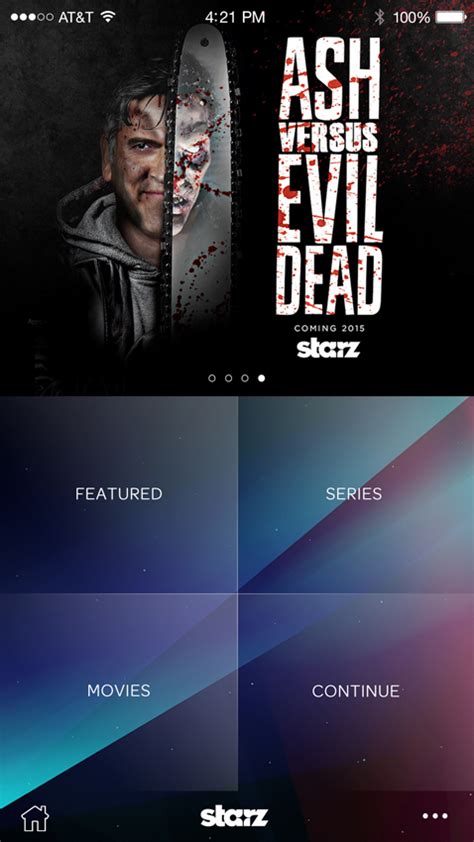 Starz App - Design Exploration :: Behance