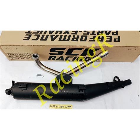 YAMAHA LC135 FI V8 SCK RACING EXHAUST PIPE STD POWER 32MM Shopee Malaysia