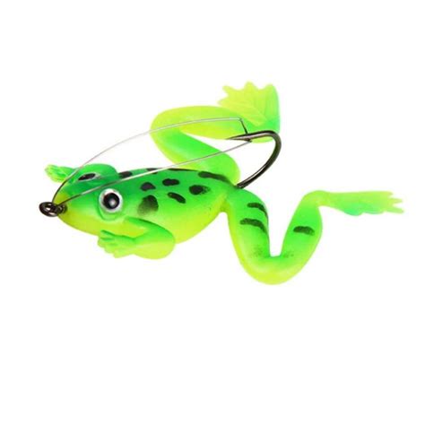 1pcslot Rubber Frog Soft Bait 60mm 52g Silicone Bait All Water Lures