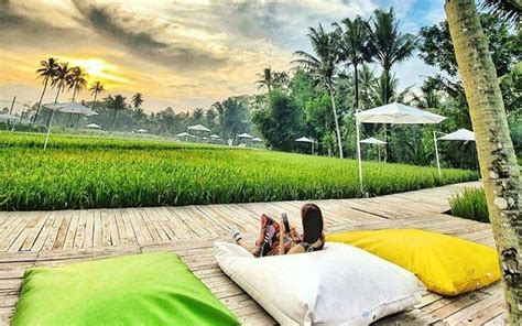 Objek Wisata Tengah Sawah Estetik Svargabumi 22 Spot Foto Badan