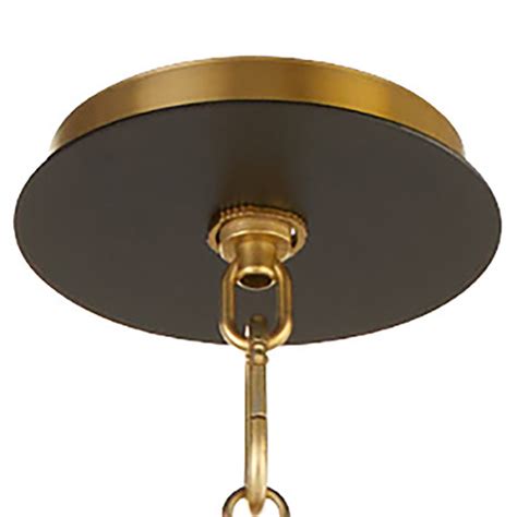 Jamie Matte Black Aged Brass Pendant With By Quorum Lighting 861 3