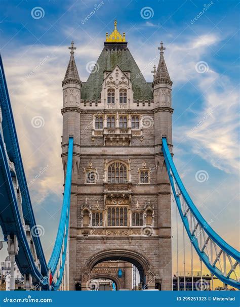 Tower Bridge At Sunset London Uk Stock Image Image Of Bank