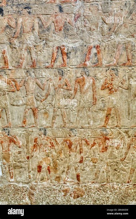 Reliefs Mastaba Of Mereruka Necropolis Of Saqqara Unesco World