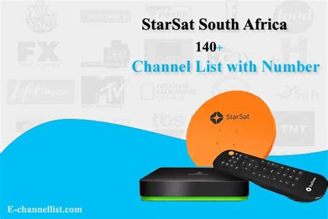 StarSat Channel List 2021 (South Africa) Special | Super | Max - E-channellist