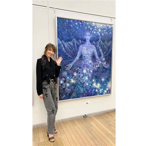 工藤静香、二科展出品の絵画「光風霽月」をファンにお披露目「見るだけでパワー頂けます」 Entame Next アイドル情報総合ニュースサイト