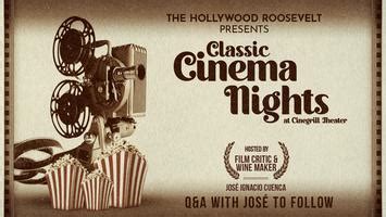 Classic Cinema Night at Cinegrill Theater Tickets, Multiple Dates ...