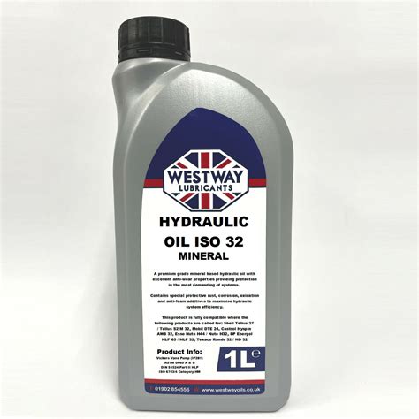 Hydraulic Oil 32 Fluid 1L ISO 32 Westway High Grade 1 Litre VG32 DIN